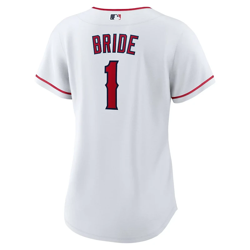 Nike Los Angeles Angels 1 Bride Home Replica Jersey
