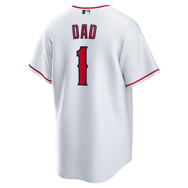 Nike Los Angeles Angels 1 Dad Home Replica Jersey