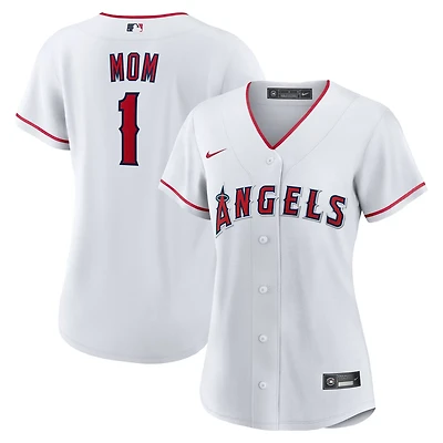 Nike Los Angeles Angels 1 Mom Home Replica Jersey