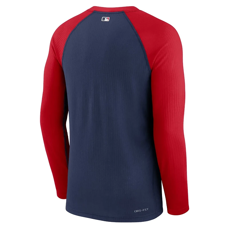 Nike Los Angeles Angels Authentic Collection Game Raglan Performance Long Sleeve T-Shirt