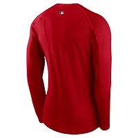 Nike Los Angeles Angels Authentic Collection Raglan Long Sleeve T-Shirt