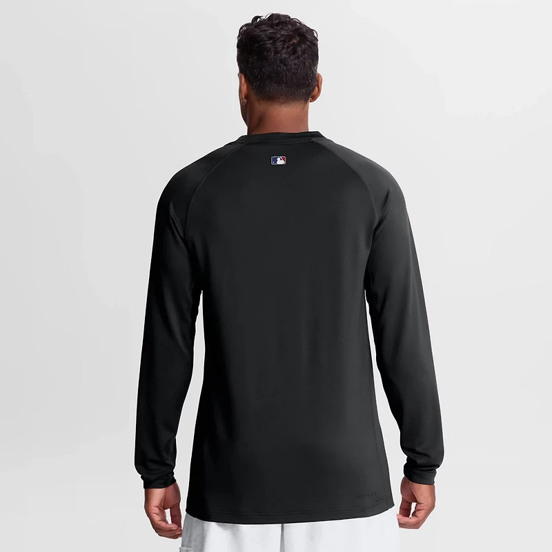 Nike Los Angeles Dodgers Authentic Collection Game Time Raglan Long Sleeve T-Shirt