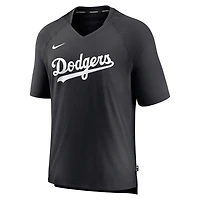 Nike Los Angeles Dodgers Authentic Collection Pregame Raglan Performance V-Neck T-Shirt