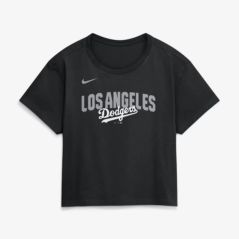 Nike Los Angeles Dodgers Mod Cropped T-Shirt