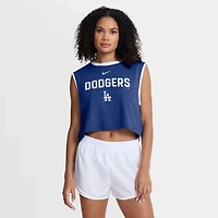 Nike Los Angeles Dodgers Primetime Loose Dri-FIT Cropped Tank Top