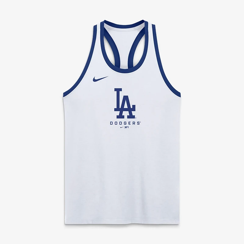 Nike Los Angeles Dodgers Tri-Blend Dri-FIT Racerback Tank Top