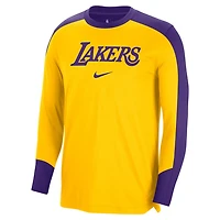 Nike Los Angeles Lakers 2024 25 Authentic Pre-Game Legend Long Sleeve Shooting Shirt