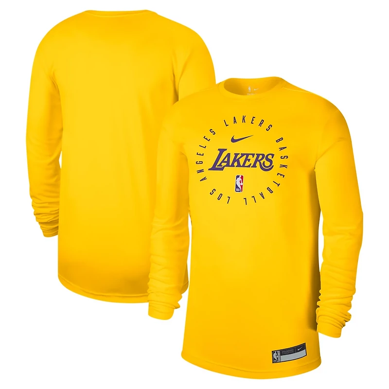 Nike Los Angeles Lakers 2024 25 Legend On-Court Practice Long Sleeve T-Shirt