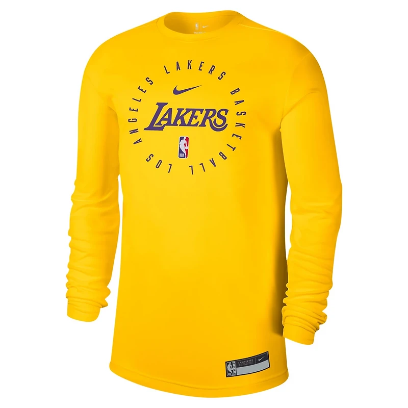 Nike Los Angeles Lakers 2024 25 Legend On-Court Practice Long Sleeve T-Shirt