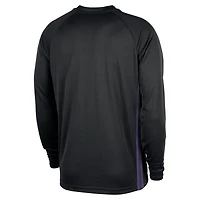 Nike Los Angeles Lakers 2025 26 City Edition Authentic Pregame Dri-FIT Long Sleeve Shooting T-Shirt