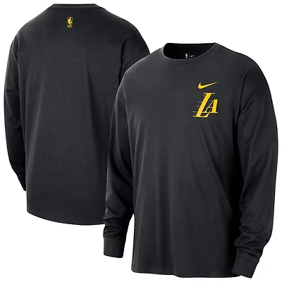 Nike Los Angeles Lakers 2025 26 City Edition Remix Essential Logo Long Sleeve T-Shirt