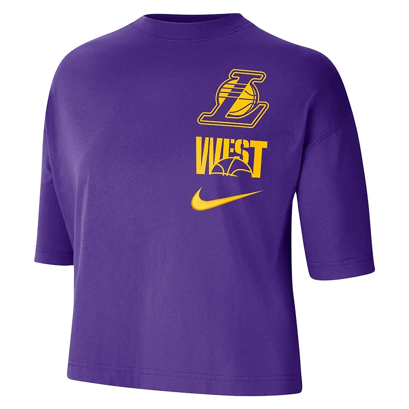 Nike Los Angeles Lakers Essential Boxy T-Shirt