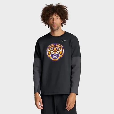 Nike LSU Tigers 2025 Sideline Coach Performance Long Sleeve T-Shirt
