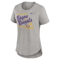Nike LSU Tigers Local Campus Location Mantra Tri-Blend T-Shirt