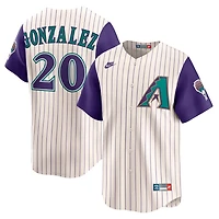 Nike Luis Gonzalez Arizona Diamondbacks Throwback Cooperstown Collection Limited Jersey