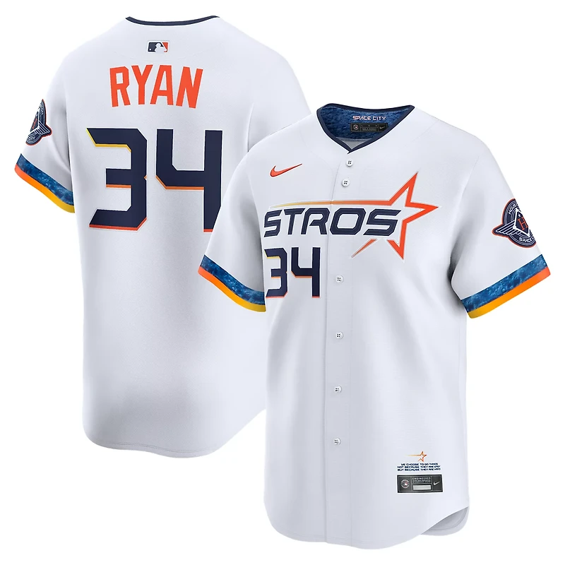 Nike M Astros Ryan City Connect Limited Name & Number Jersey