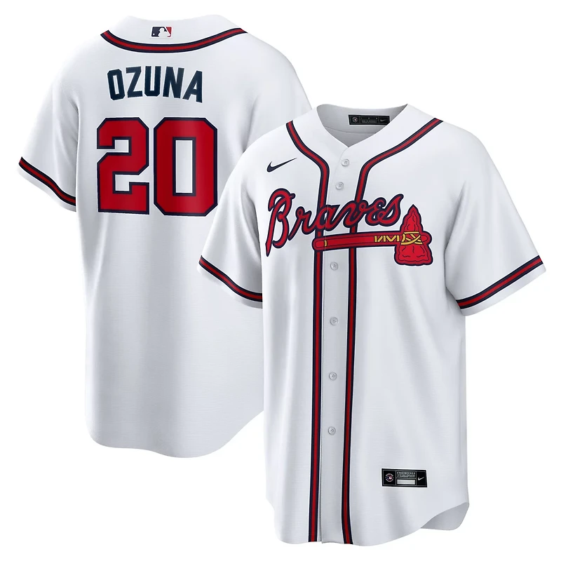 Nike Marcell Ozuna Atlanta Braves Home Replica Jersey