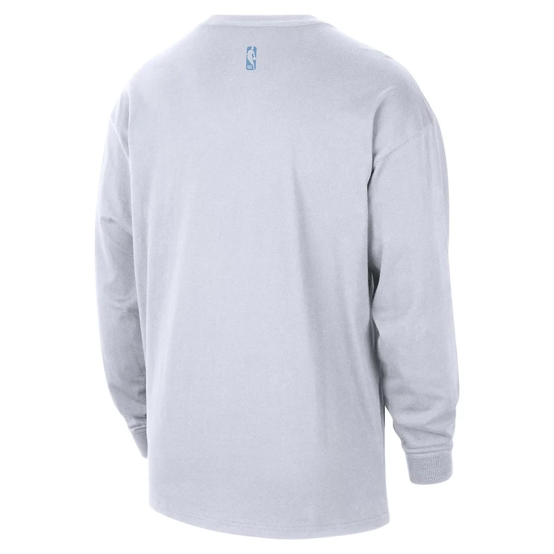 Nike Memphis Grizzlies 2025 26 City Edition Remix Essential Logo Long Sleeve T-Shirt
