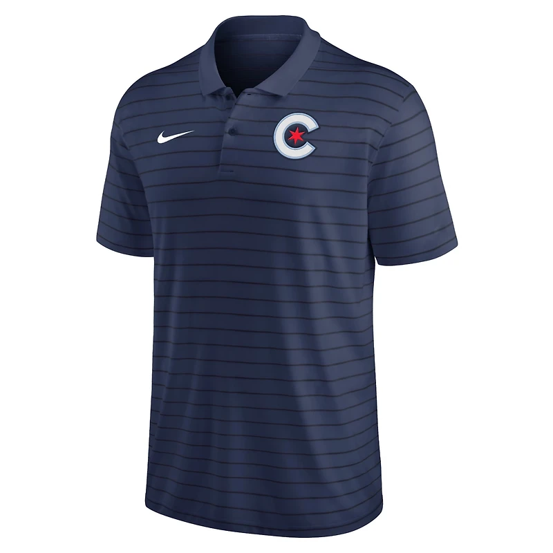 Nike Men's Chicago Cubs Authentic Collection City Connect Polo Shirt