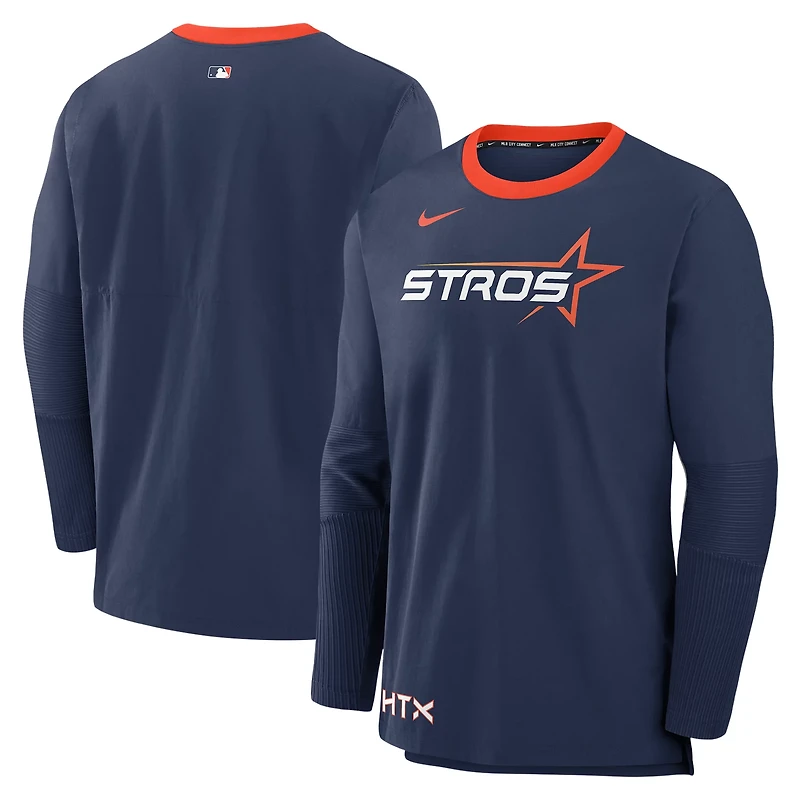Nike Men's Houston Astros AC Lightweight City Connect Player Pullover