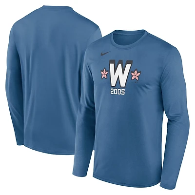 Nike Men's Washington Nationals MLB City Connect Long Sleeve Legend Tee