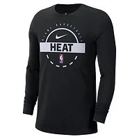Nike Miami Heat Authentic Long Sleeve Practice T-Shirt