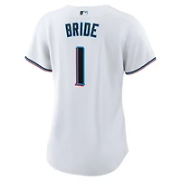 Nike Miami Marlins 1 Bride Home Replica Jersey