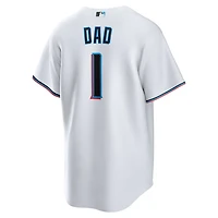 Nike Miami Marlins 1 Dad Home Replica Jersey