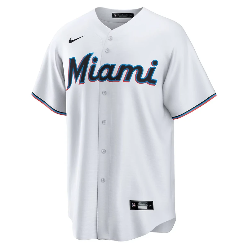 Nike Miami Marlins 1 Groom Home Replica Jersey