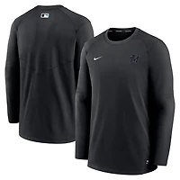 Nike Miami Marlins Authentic Collection Logo Performance Long Sleeve T-Shirt
