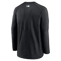 Nike Miami Marlins Authentic Collection Logo Performance Long Sleeve T-Shirt