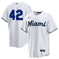 Nike Miami Marlins Home 2025 Jackie Robinson Day Replica Jersey