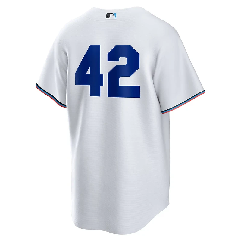 Nike Miami Marlins Home 2025 Jackie Robinson Day Replica Jersey