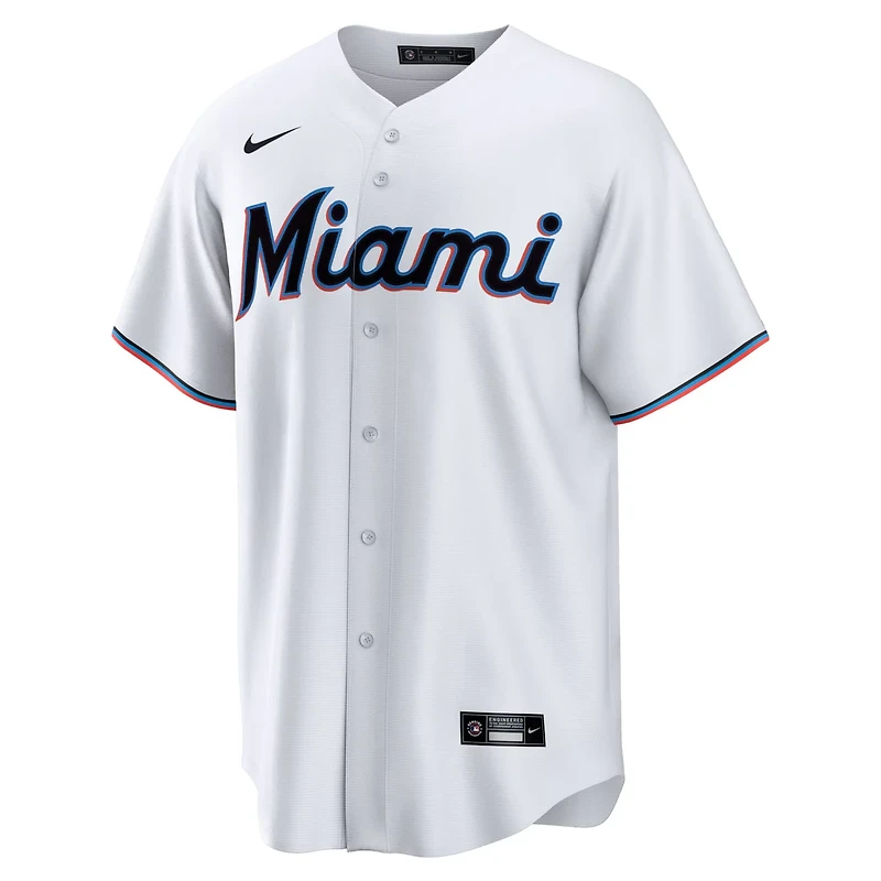 Nike Miami Marlins Home Replica Team Jersey