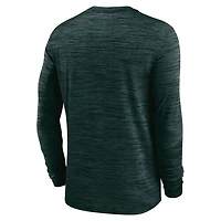 Nike Michigan State Spartans 2025 Sideline Velocity Performance Long Sleeve T-Shirt