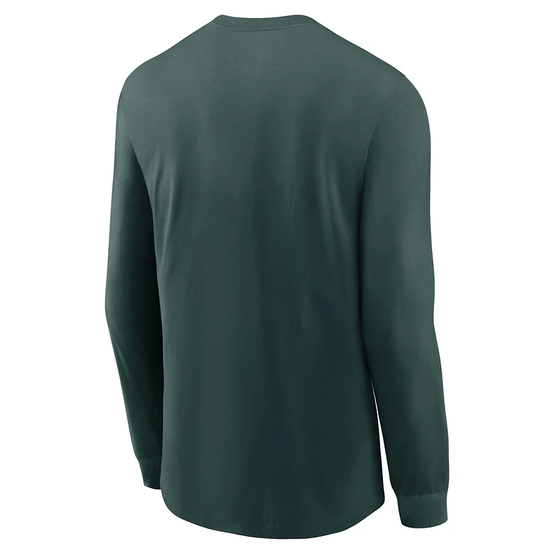Nike Michigan State Spartans Alternate Logo Long Sleeve T-Shirt