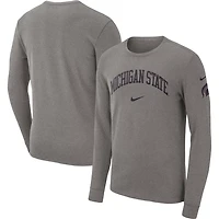 Nike Michigan State Spartans Arch 2-Hit Long Sleeve T-Shirt