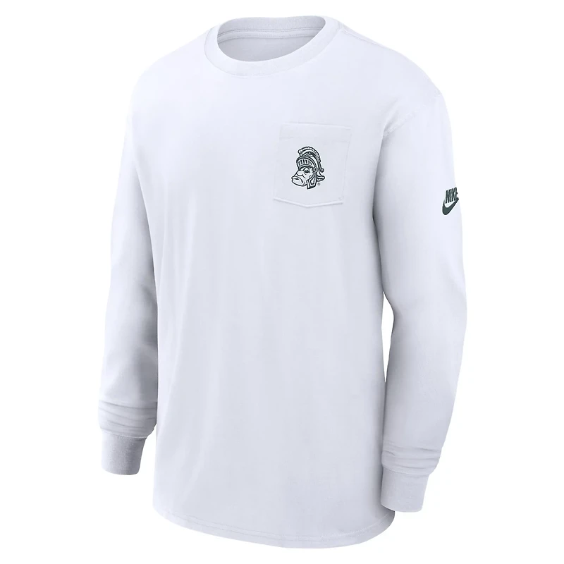 Nike Michigan State Spartans Legacy Max90 Pocket Long Sleeve T-Shirt