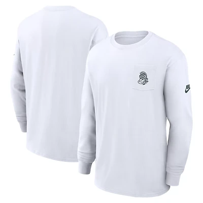Nike Michigan State Spartans Legacy Max90 Pocket Long Sleeve T-Shirt