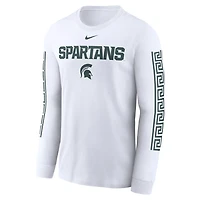 Nike Michigan State Spartans Local Spirit Slogan Long Sleeve T-Shirt