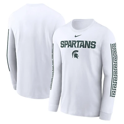 Nike Michigan State Spartans Local Spirit Slogan Long Sleeve T-Shirt