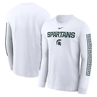 Nike Michigan State Spartans Local Spirit Slogan Long Sleeve T-Shirt