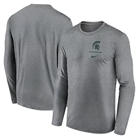 Nike Michigan State Spartans Primary Stack Legend Long Sleeve T-Shirt