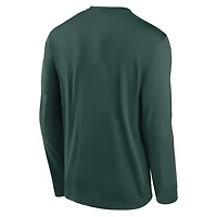 Nike Michigan State Spartans Primetime Alternate Logo Legend Long Sleeve T-Shirt