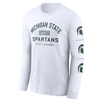 Nike Michigan State Spartans Primetime Classic Location Long Sleeve T-Shirt