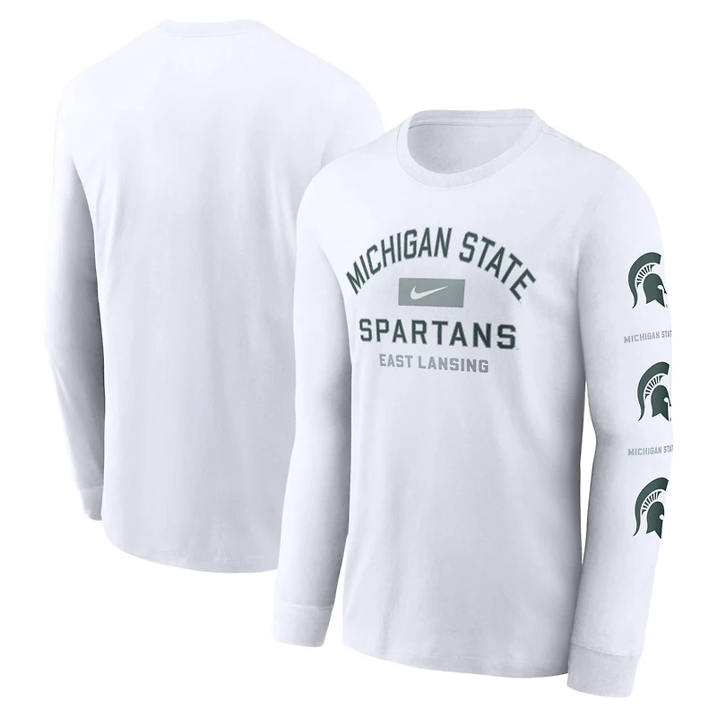 Nike Michigan State Spartans Primetime Classic Location Long Sleeve T-Shirt