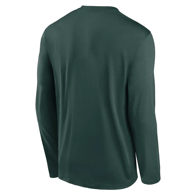 Nike Michigan State Spartans Primetime Primary Legend Long Sleeve T-Shirt