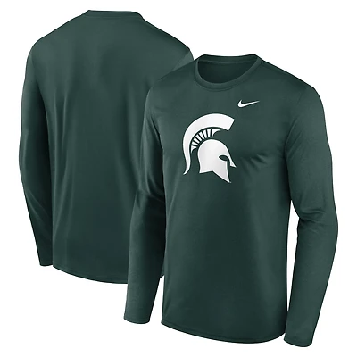 Nike Michigan State Spartans Primetime Primary Legend Long Sleeve T-Shirt