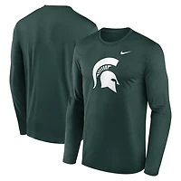 Nike Michigan State Spartans Primetime Primary Legend Long Sleeve T-Shirt