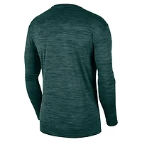 Nike Michigan State Spartans Team Velocity Performance Long Sleeve T-Shirt